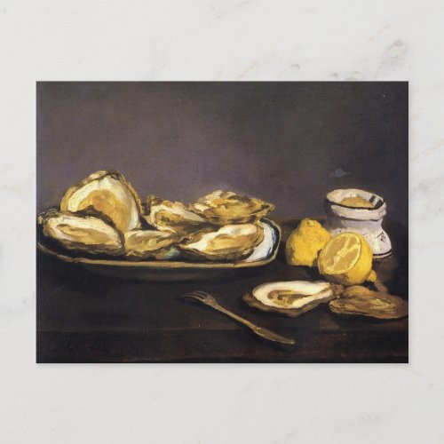 Oysters _ douard Manet Postcard