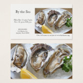 Oysters on ice (Front & Back)