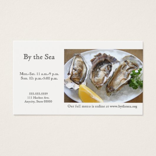 Oysters on ice (Front)