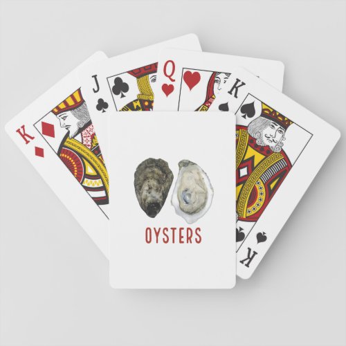 OYSTERS PLAYING CARDS
