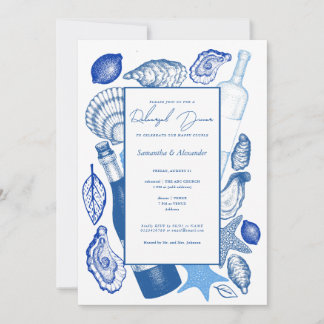 Oysters Wedding Rehearsal Dinner Welcome Party Invitation