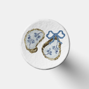 Oysters With Blue Bow  Golf Tees