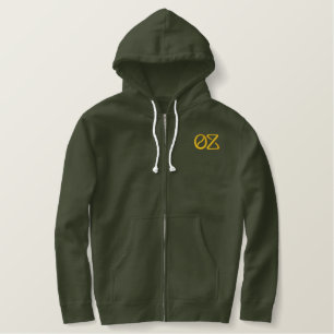 OZ Australia Patriotic Embroidered Designer Jacket Hoodie
