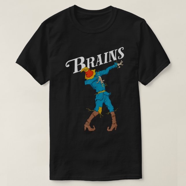 OZ Dabbing Scarecrow Brain Shirt ArtClassic Wizard (Design Front)