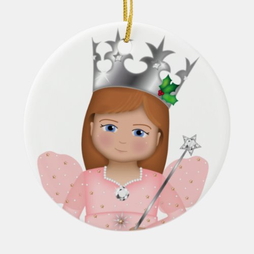 Oz Merry Christmas Glinda The Good Witch Ceramic Ornament
