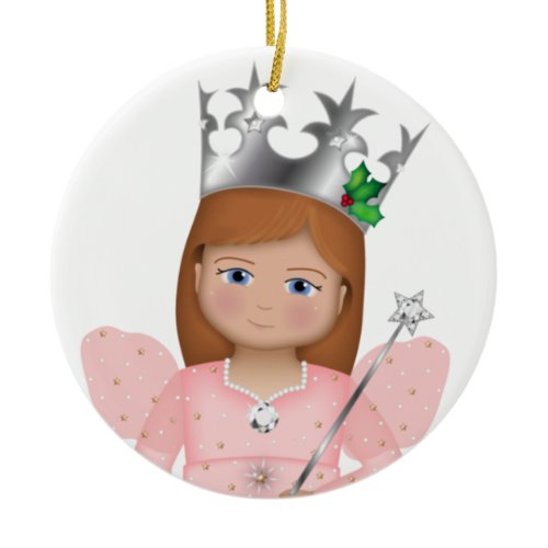 Oz Merry Christmas Glinda The Good Witch Ceramic Ornament