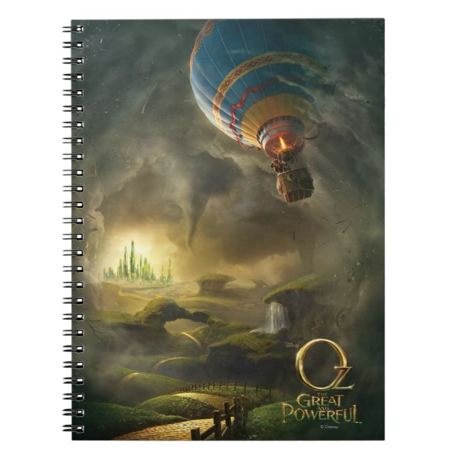Oz: The Great and Powerful Poster 1 Notebook (Front)