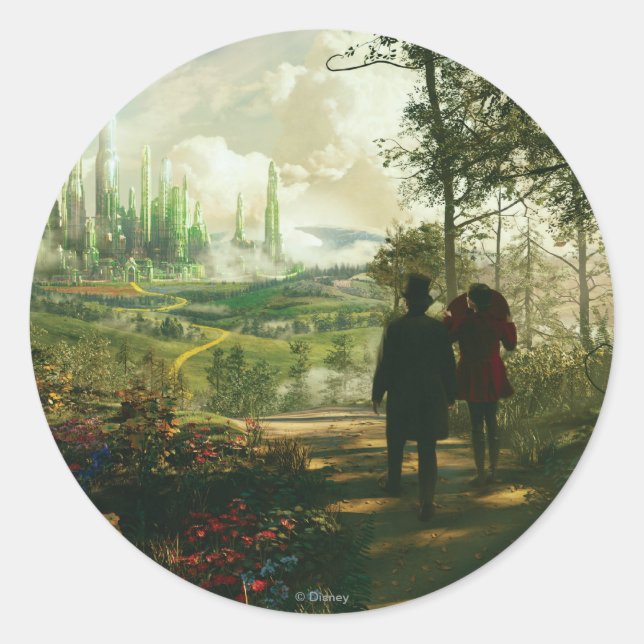 Oz: The Great and Powerful Poster 2 Classic Round Sticker (Front)
