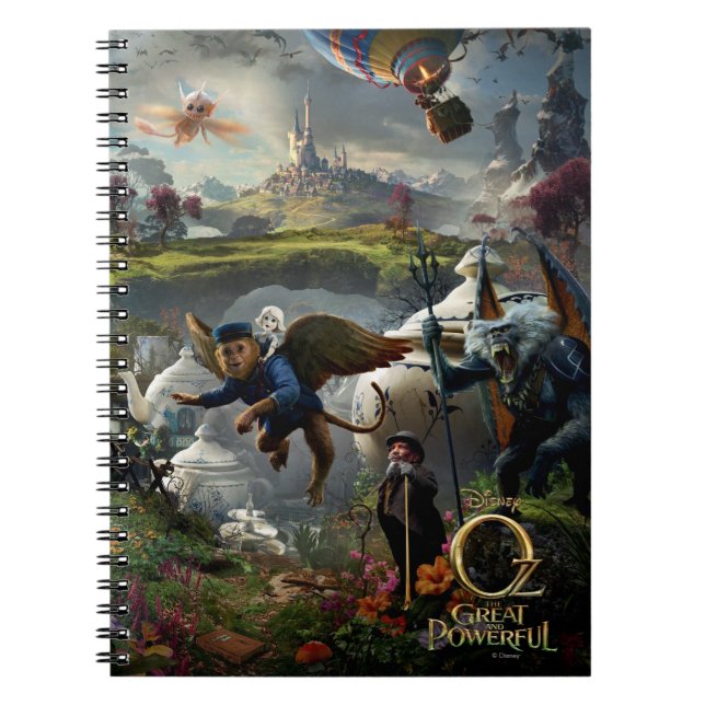 Oz: The Great and Powerful Poster 5 Notebook (Front)