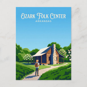 Ozark Folk Center State Park USA Postcard