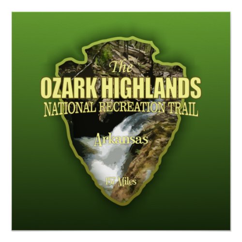 Ozark Highlands arrowhead Poster
