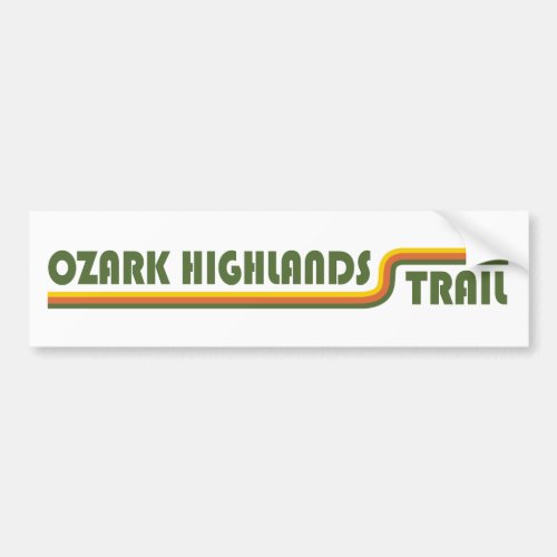 Ozark Highlands Trail Arkansas Bumper Sticker