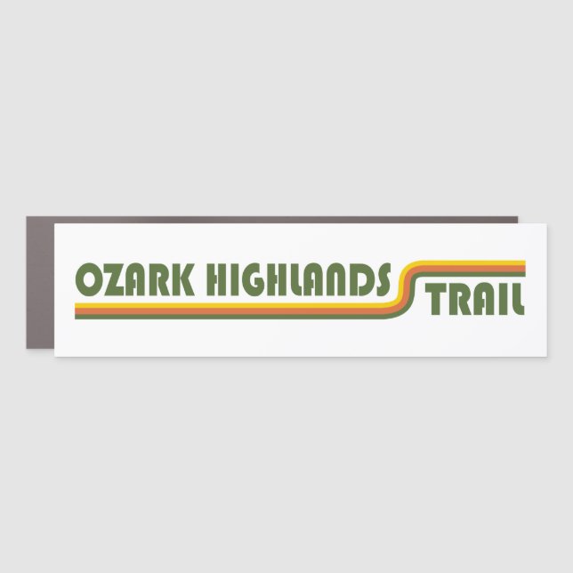 Ozark Highlands Trail Arkansas Car Magnet (Front)