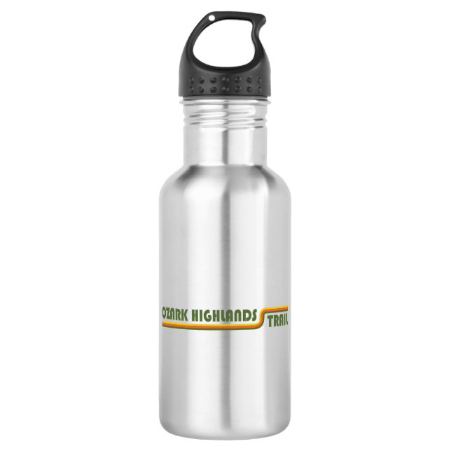 Ozark Highlands Trail Arkansas Stainless Steel Water Bottle (Front)