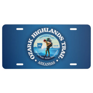Ozark Highlands Trail (C) License Plate