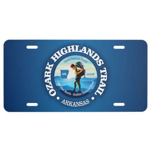 Ozark Highlands Trail C License Plate