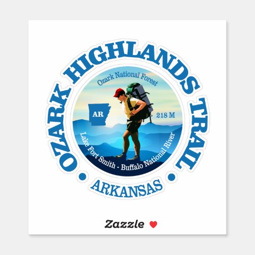 Ozark Highlands Trail C Sticker