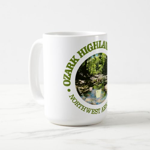 Ozark Highlands Trail rd Coffee Mug