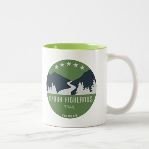 Ozark Highlands Trail Two_Tone Coffee Mug