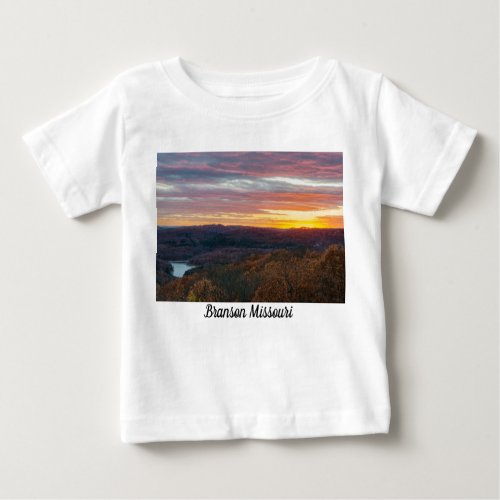 Ozark Mountains Autumn Sunset Baby T_shirt