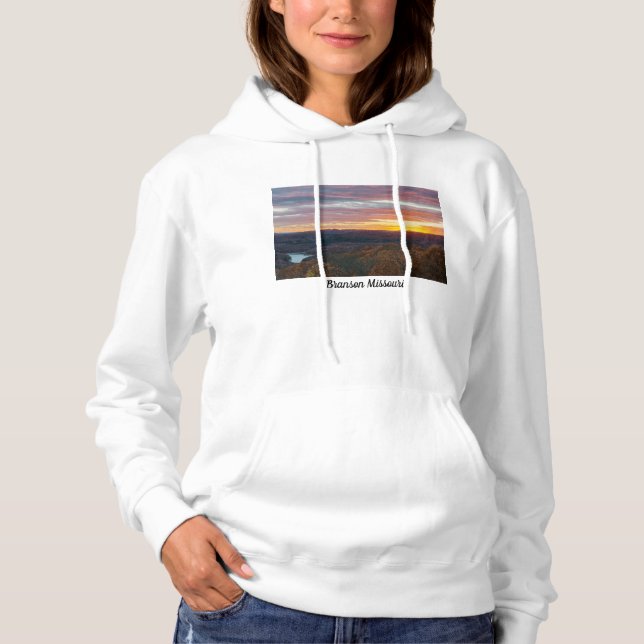 Ozark Mountains Autumn Sunset Sweatshirt Hoodie (Front)