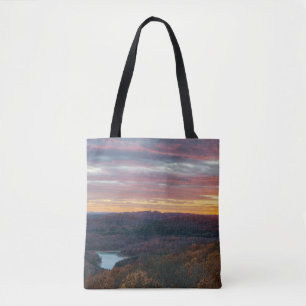 Ozark Mountains Autumn Sunset Tote Bag