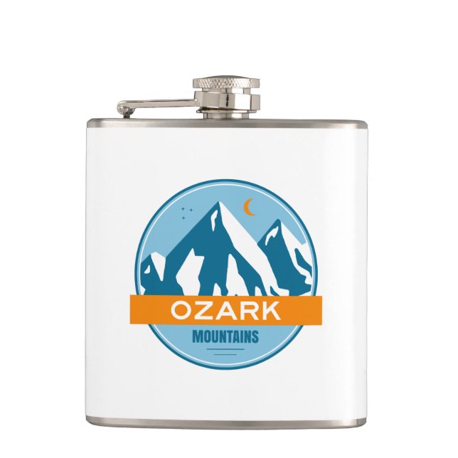 Ozark Mountains Flask (Front)
