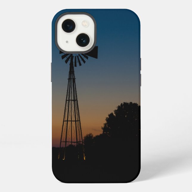 Ozark Sunset Windmill Iphone Case (Back)