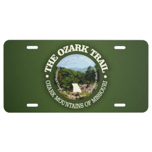 Ozark Trail (rd) License Plate