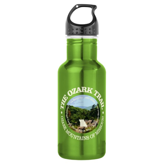 Ozark Trail (rd) Stainless Steel Water Bottle (Front)