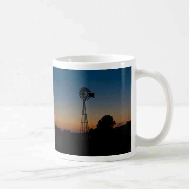Ozark Windmill Sunset Coffee Mug (Right)
