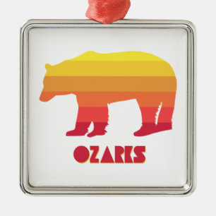Ozarks Bear Metal Ornament