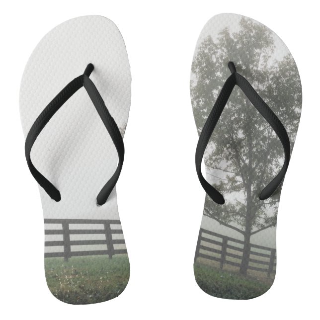 Ozarks Country Fog Flip Flops (Footbed)