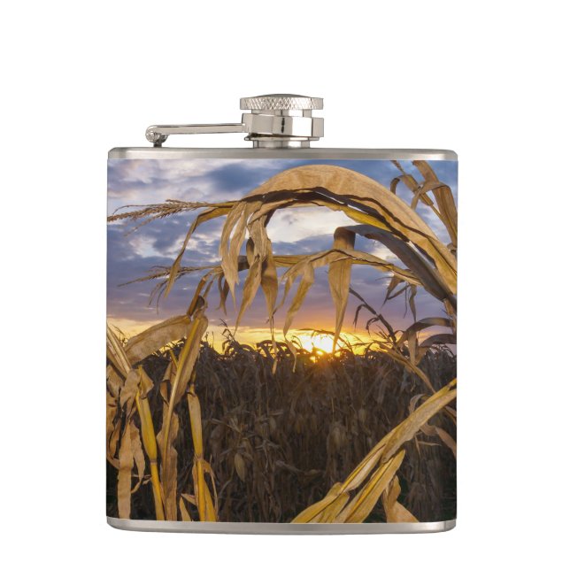 Ozarks Harvest Flask (Front)