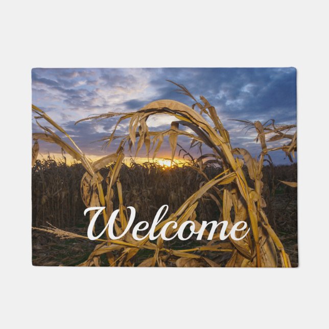 Ozarks Harvest Welcome Doormat (Front)
