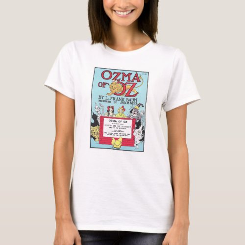 Ozma of Oz Book Cover Vintage Illustration T_Shirt