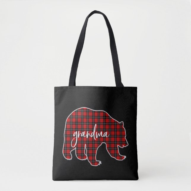 OzosKeiw Christmas Tote Bag For Women with Pocket, (Front)