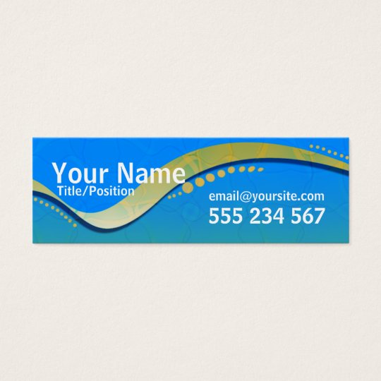 OZTRALiANA Skinny Profile Mini Business Card