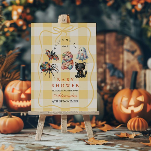 ozy Patchwork Halloween Baby Shower Foam Board (Creator Uploaded)