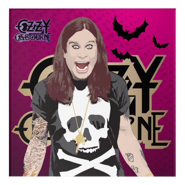 Ozzy Osbourne Legend Acrylic Print (Front)
