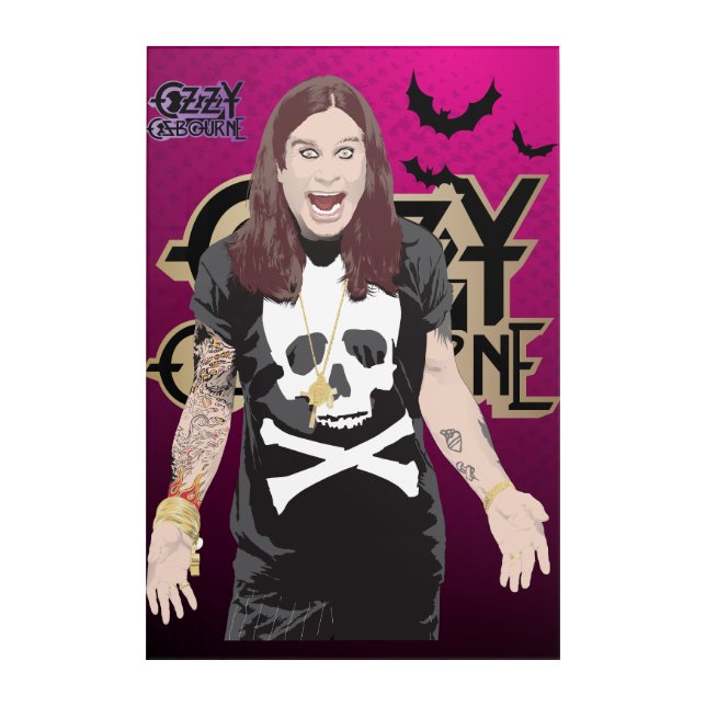 Ozzy Osbourne Legend Acrylic Print (Front)