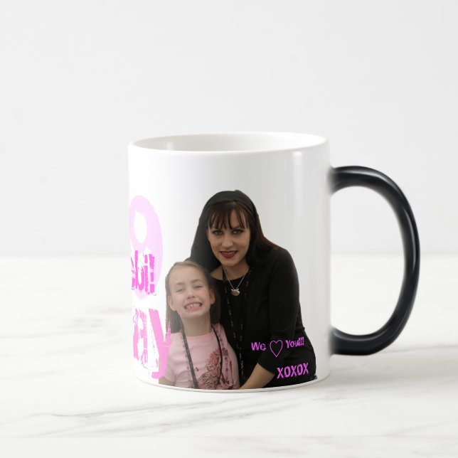 P1010017, 2009, Birthday,  Debi!, Happy Color Morph Mug (Right)