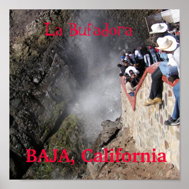 P1010050, La Bufadora, La Bufadora, BAJA, Calif... Poster (Front)