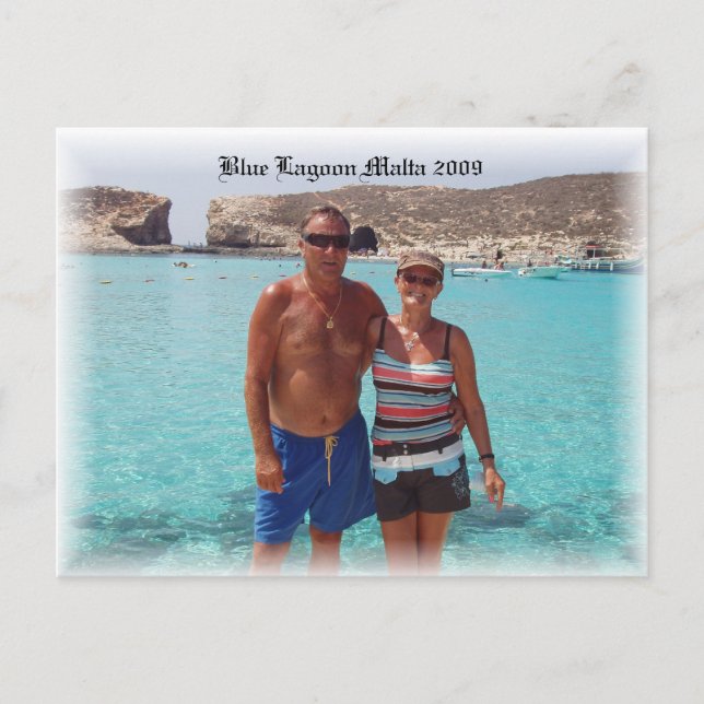 P1010243, Blue Lagoon Malta 2009 Postcard (Front)