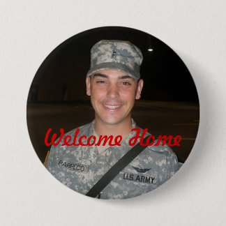 P1010387, Welcome Home Pinback Button