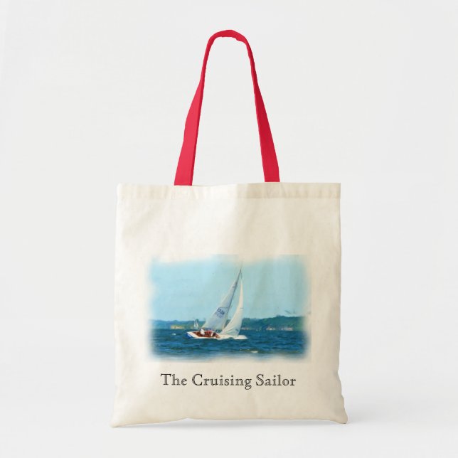 P1060197_Painting, The Cruising Sailor Tote Bag (Front)