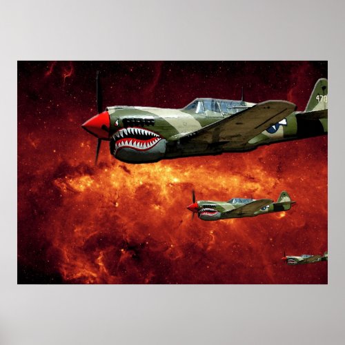 P140s In Space Poster