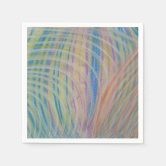 P28 Unique Colorful Abstract Art Napkins