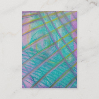P34 Unique Colorful Abstract Art Business Card