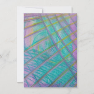 P34 Unique Colorful Abstract Art Card